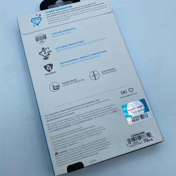 Speck Products GemShell iPhone 12 Mini Case, Clear/Clear (137596-5085) - Picture 5 of 7